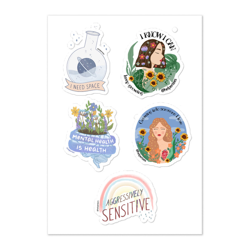 Happiness in Health (Sticker Sheet)