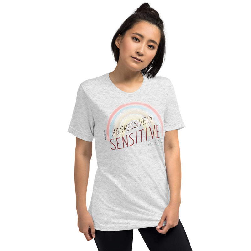 Aggressively Sensitive (Short Sleeve T-Shirt)