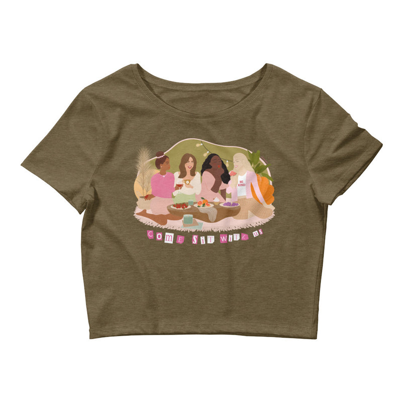 Come Sit With Us (Crop Tee)
